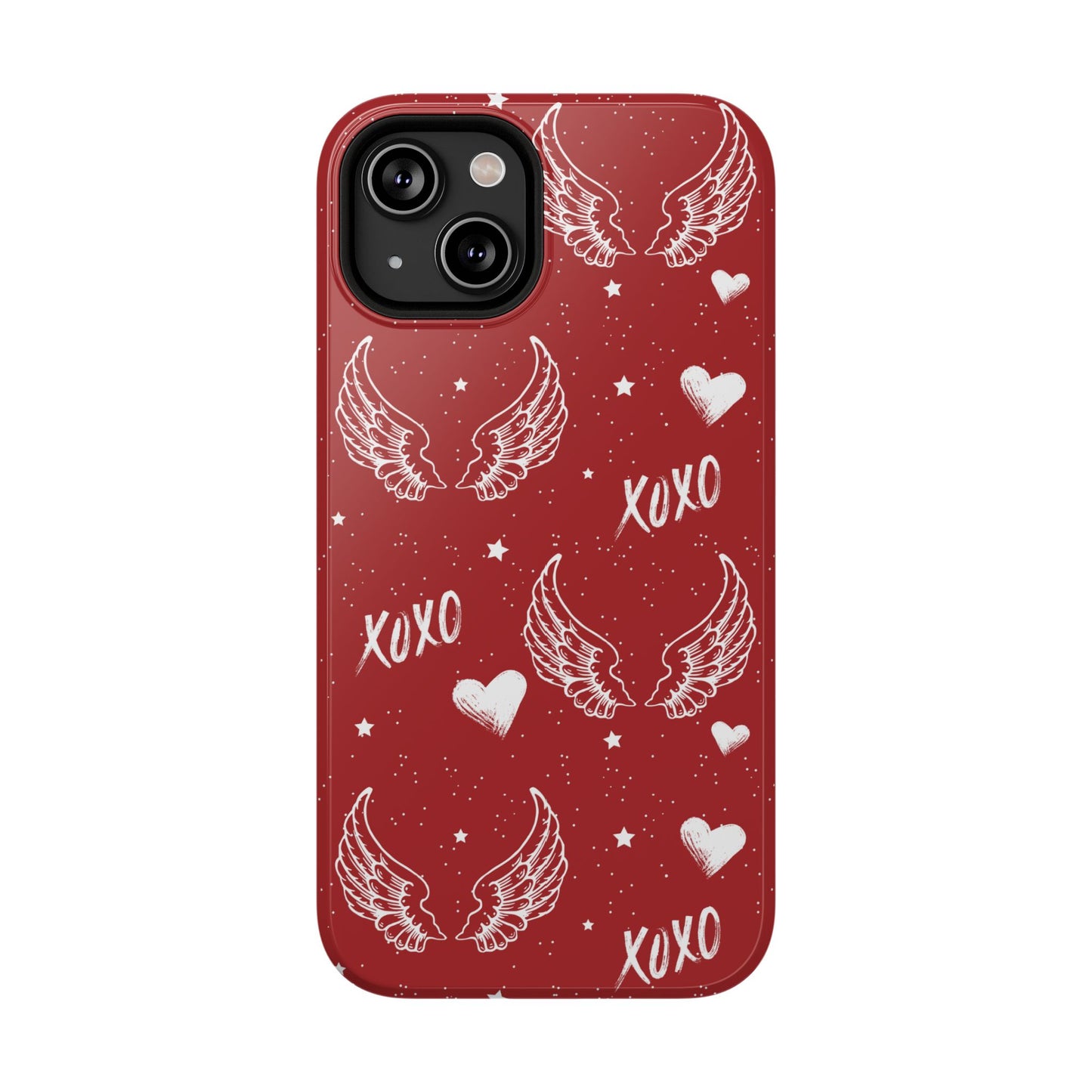 Y2K Red Angels iPhone Case