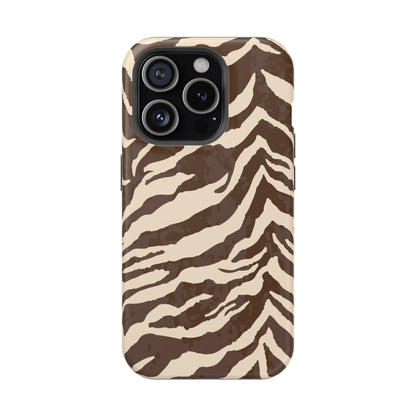 Brown Zebra iPhone Case
