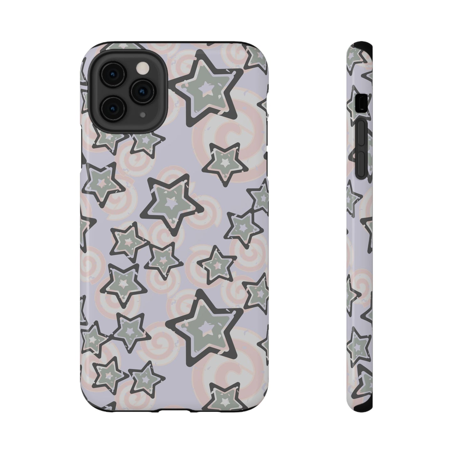 Y2K Gray Star iPhone Case
