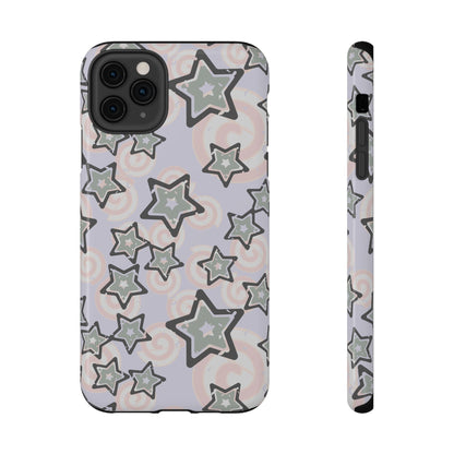 Y2K Gray Star iPhone Case