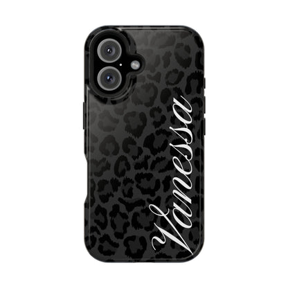 Custom Black Leopard iPhone Case