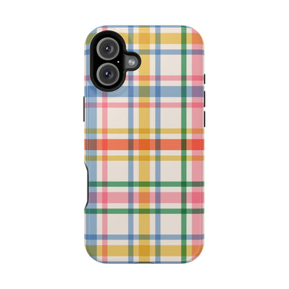 Retro Plaid iPhone Case