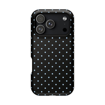 Blue Velvet Mini Dots iPhone Case