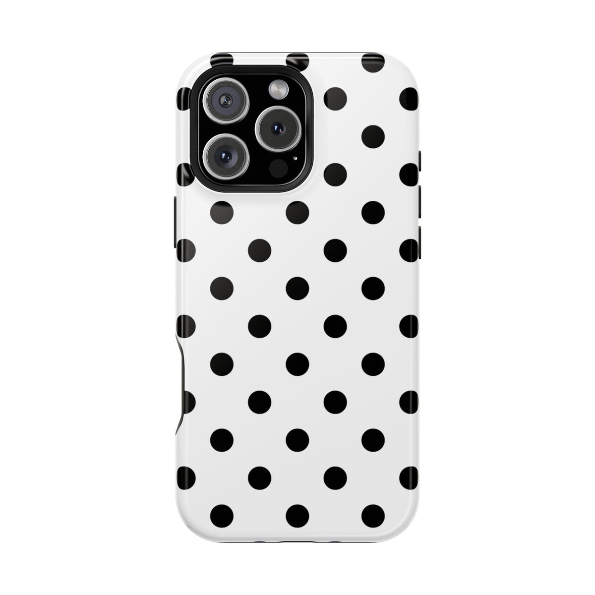 Black Polka Dots iPhone Case