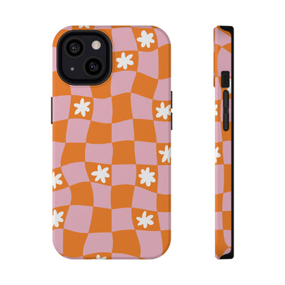 Groovy Check iPhone Case