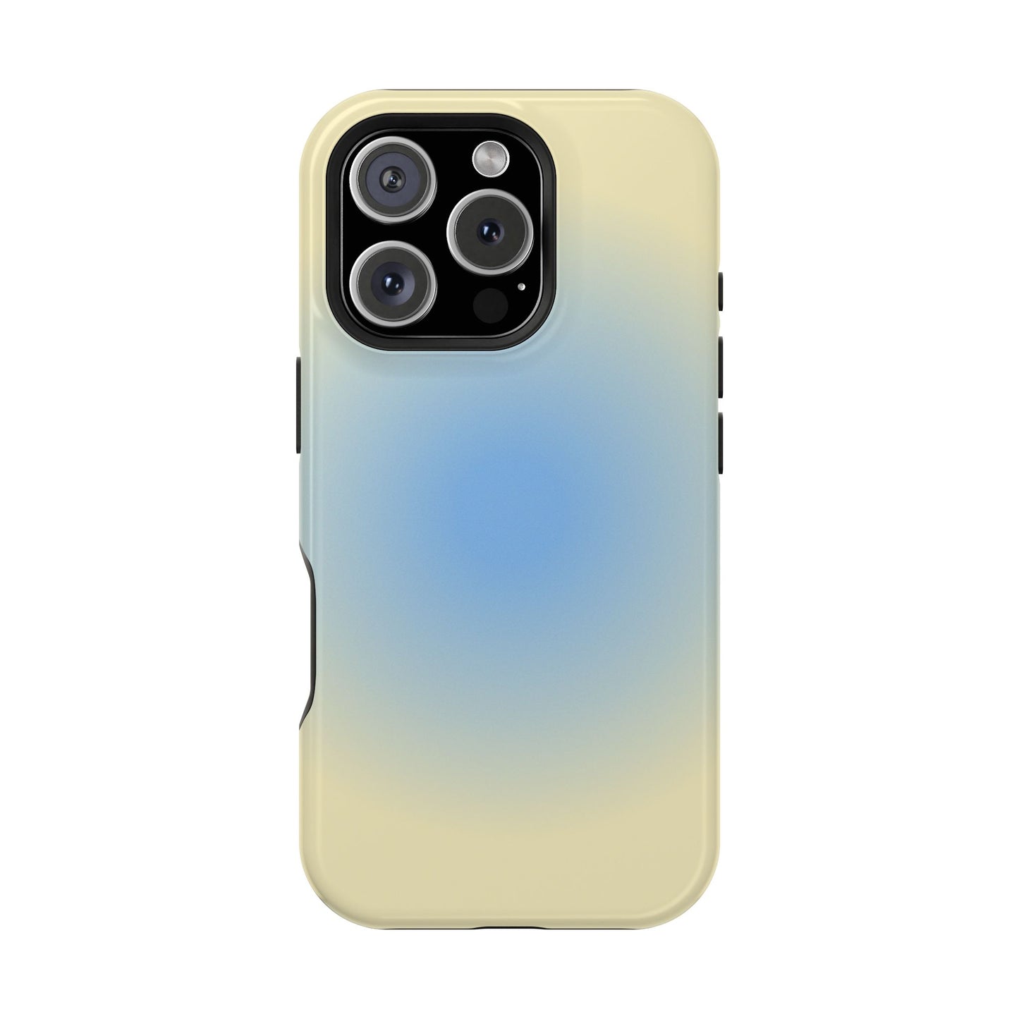 Blue & Yellow Aura iPhone Case