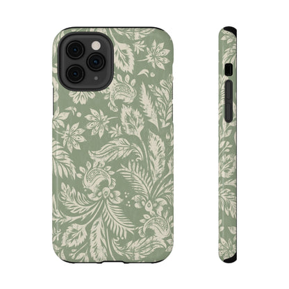 Sage Paisley iPhone Case
