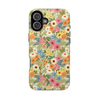Colorful Posies iPhone Case