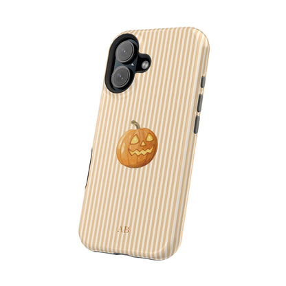 Custom Initials Pumpkin Cutie iPhone Case
