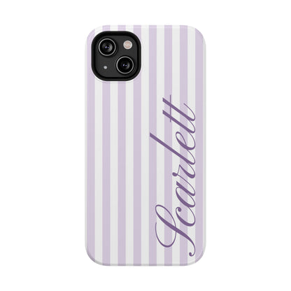 Personalized Lilac Beau iPhone Case