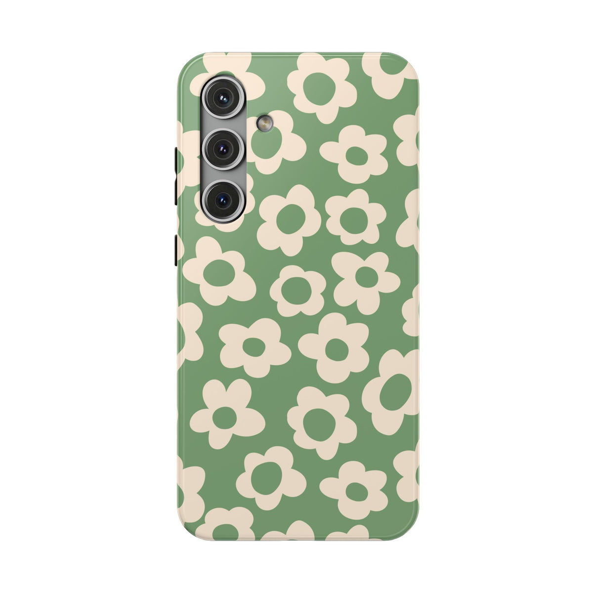 Green Las Flores Samsung Case