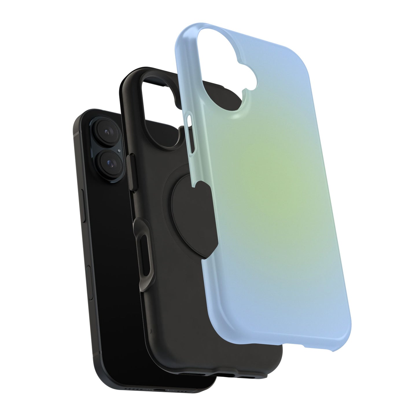 Blue & Green Aura iPhone Case