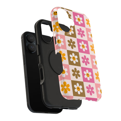 Smiley Flowers iPhone Case