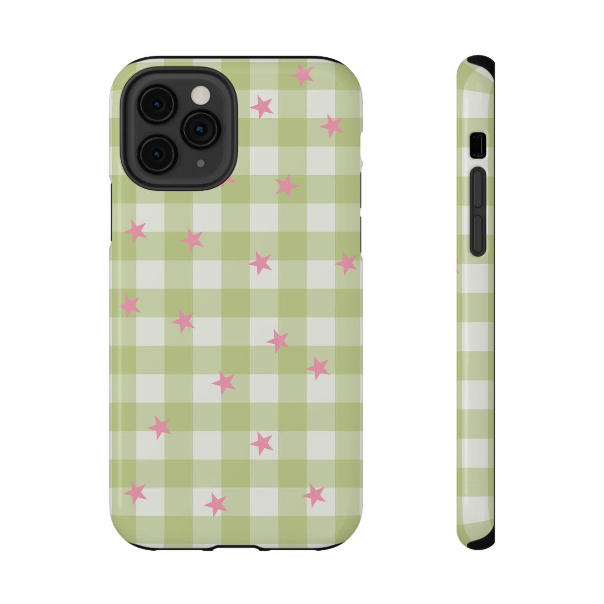 Lucky Star Gingham iPhone Case