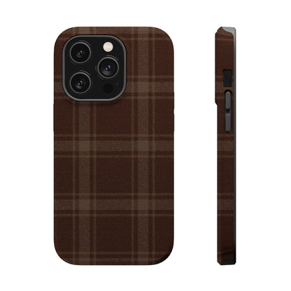 Cocoa Plaid iPhone Case