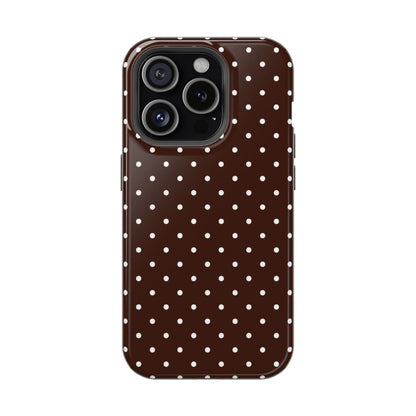 Mocha Mini Dots iPhone Case