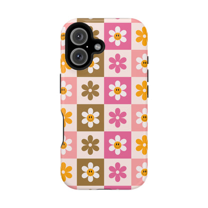Smiley Flowers iPhone Case