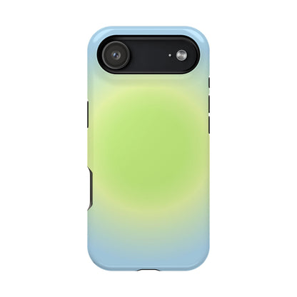 Green & Blue Aura iPhone Case