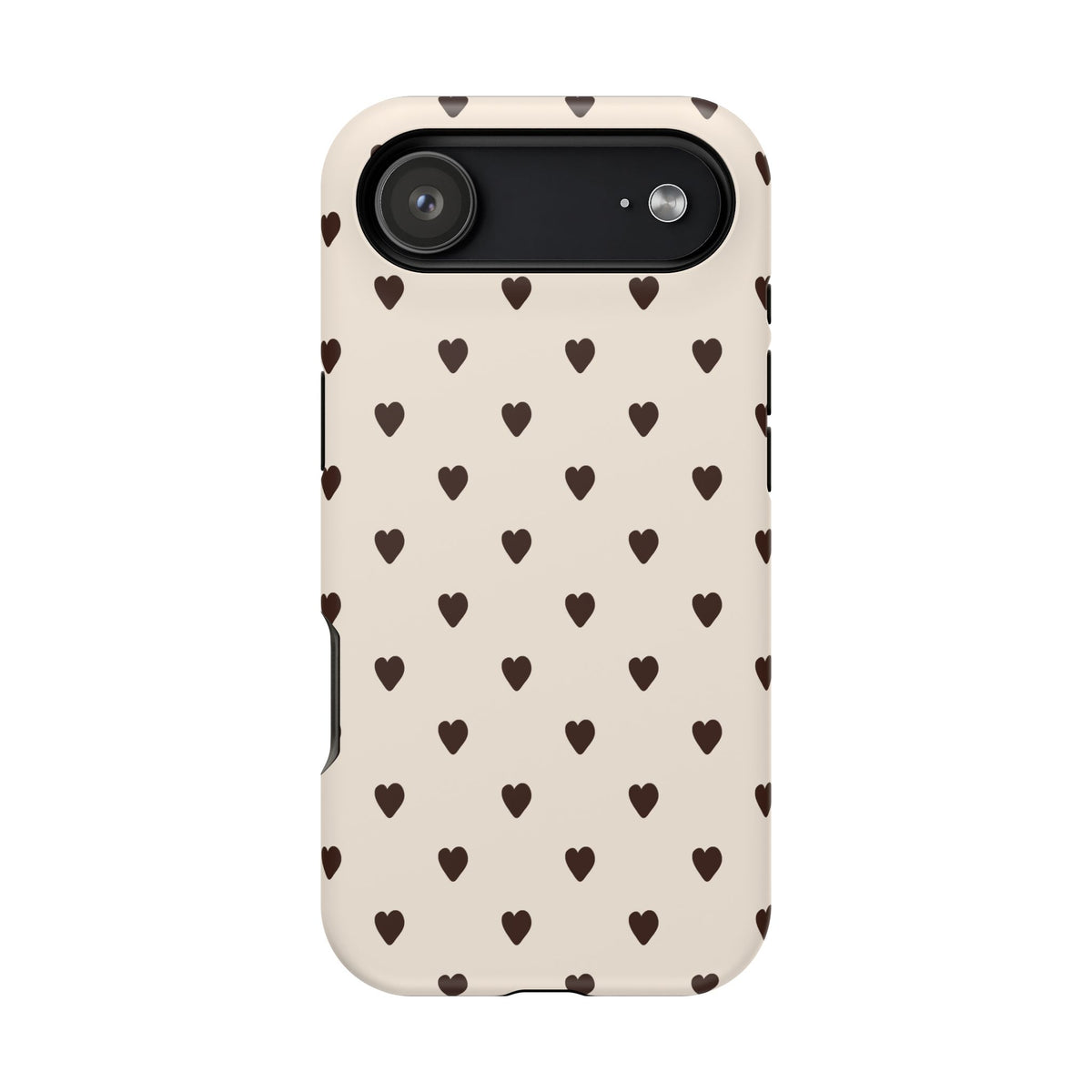 Cocoa Hearts iPhone Case