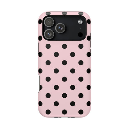 Pink Polka Dots iPhone Case