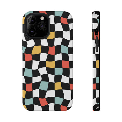 Retro Check iPhone Case
