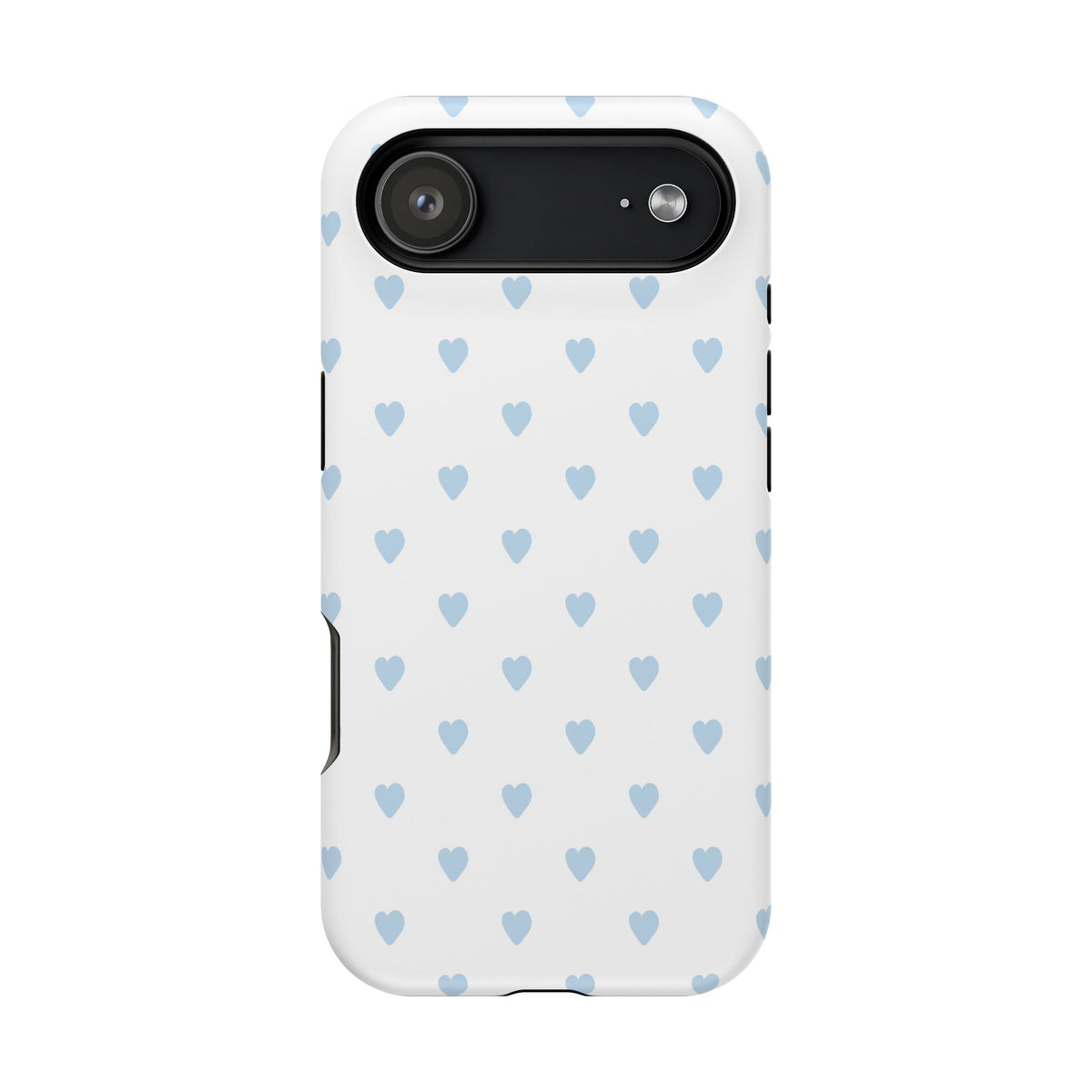 Blue Little Hearts iPhone Case