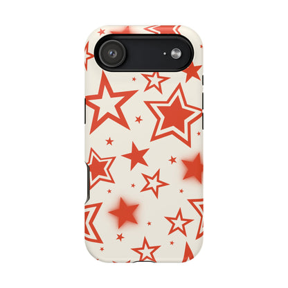 Red Stardust iPhone Case
