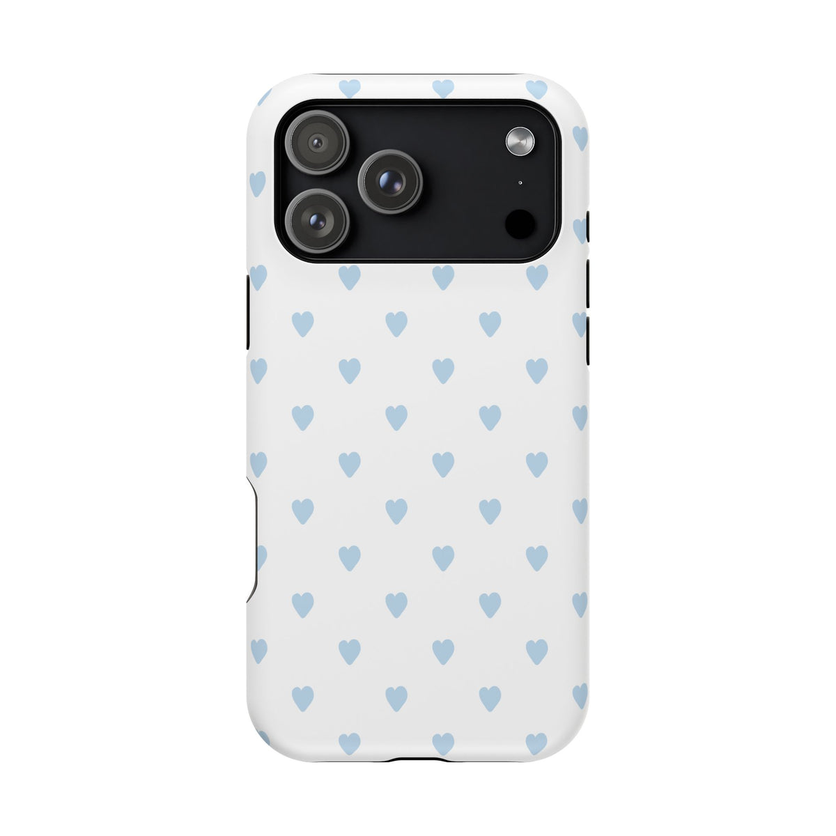 Blue Little Hearts iPhone Case