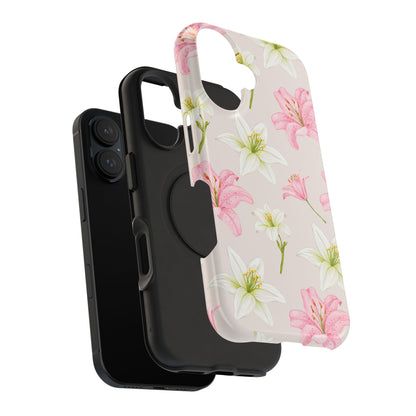 Beige Tiger Lily iPhone Case from Stella Cases
