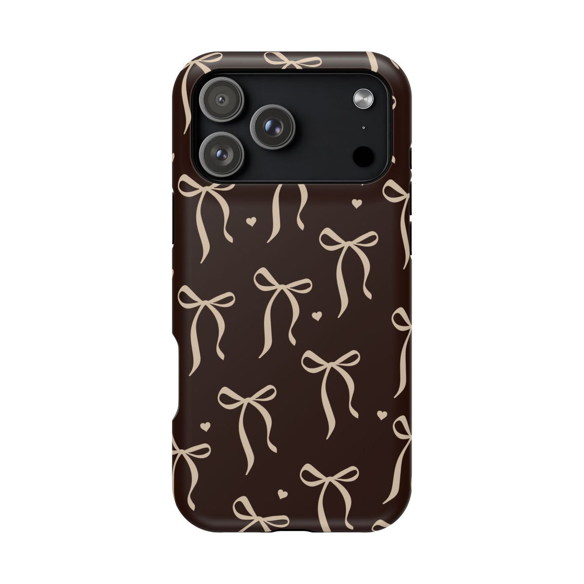 Chocolate Bows iPhone Case