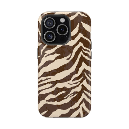 Brown Zebra iPhone Case