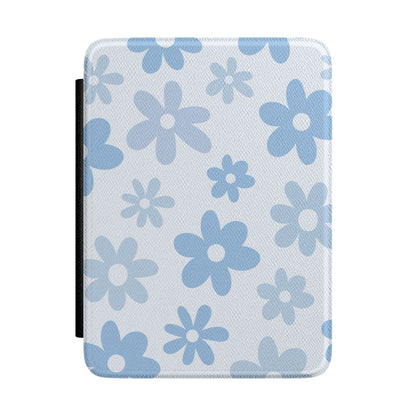 Blue Flower Power Kindle Case