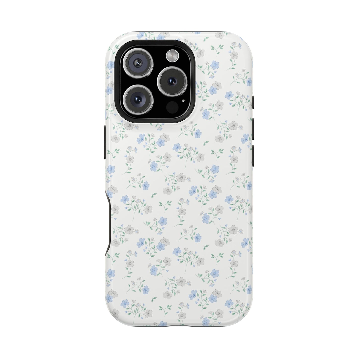 Blue Floral Ditsy iPhone Case