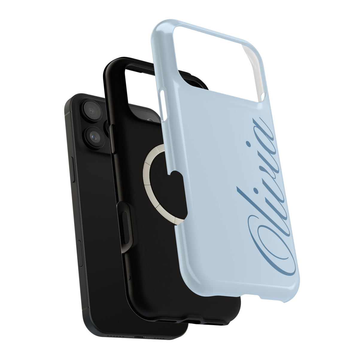 Custom Blue iPhone Case