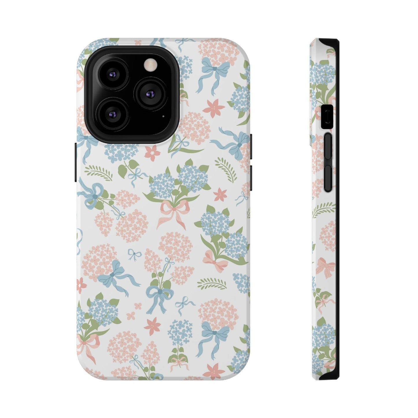 Hydrangea Bows iPhone Case