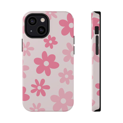 Pink Flower Power iPhone Case