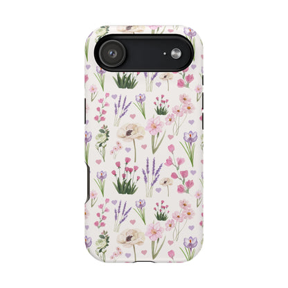 Vintage Purple Floral iPhone Case