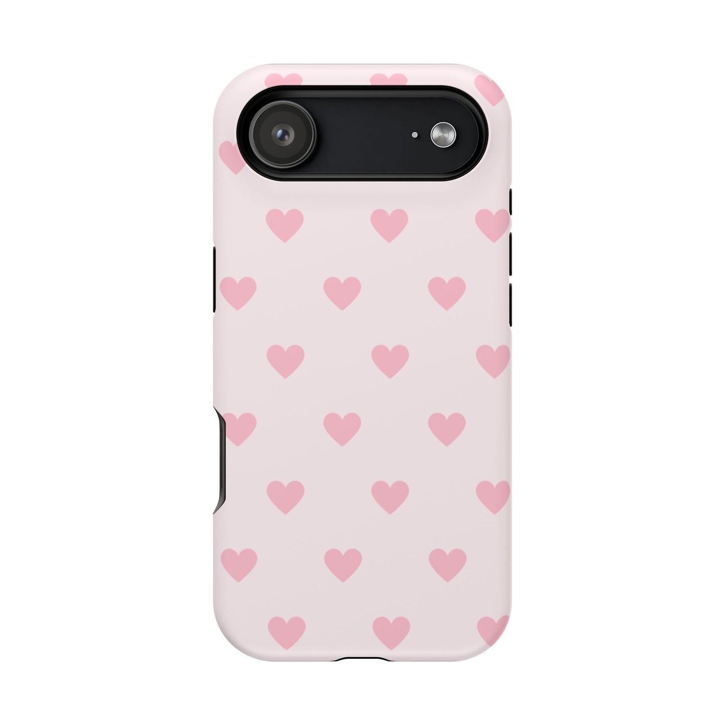 Light Pink Hearts iPhone Case