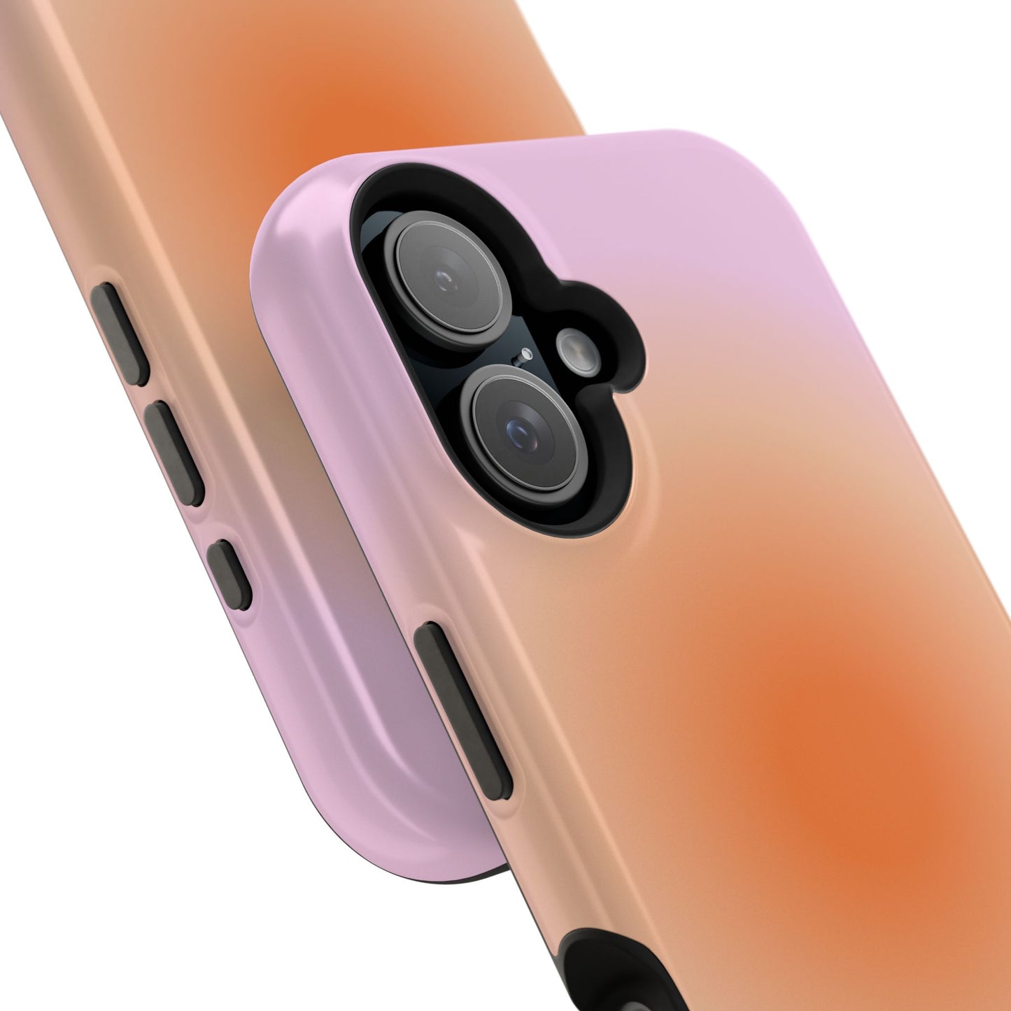 Orange & Purple Aura iPhone Case
