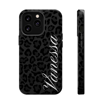 Custom Black Leopard iPhone Case