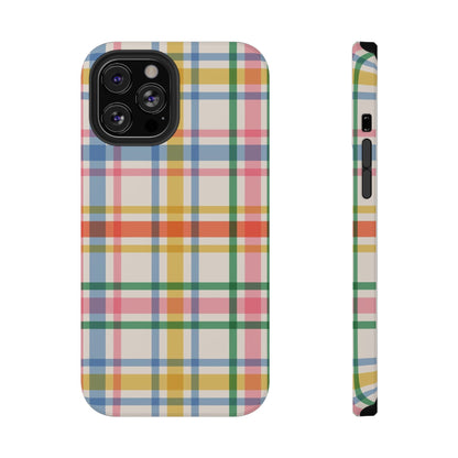 Retro Plaid iPhone Case
