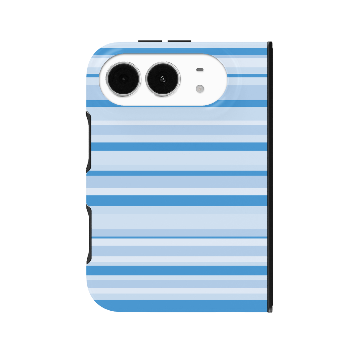 Blue Candy Stripes iPhone Case