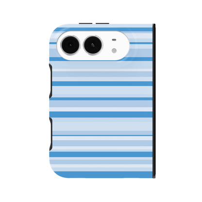 Blue Candy Stripes iPhone Case