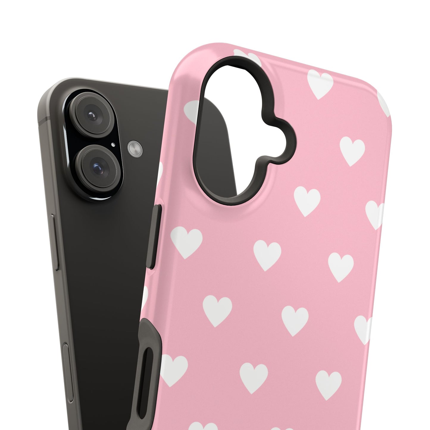Pink Hearts iPhone Case