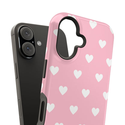 Pink Hearts iPhone Case