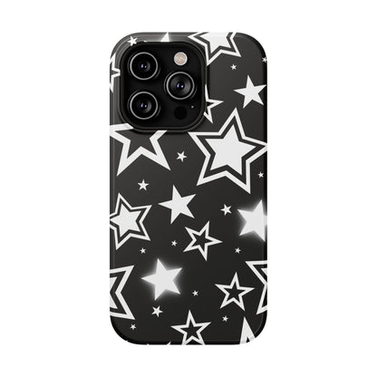 Black Stardust iPhone Case