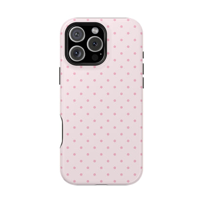 Pink Sprinkles Mini Dots iPhone Case