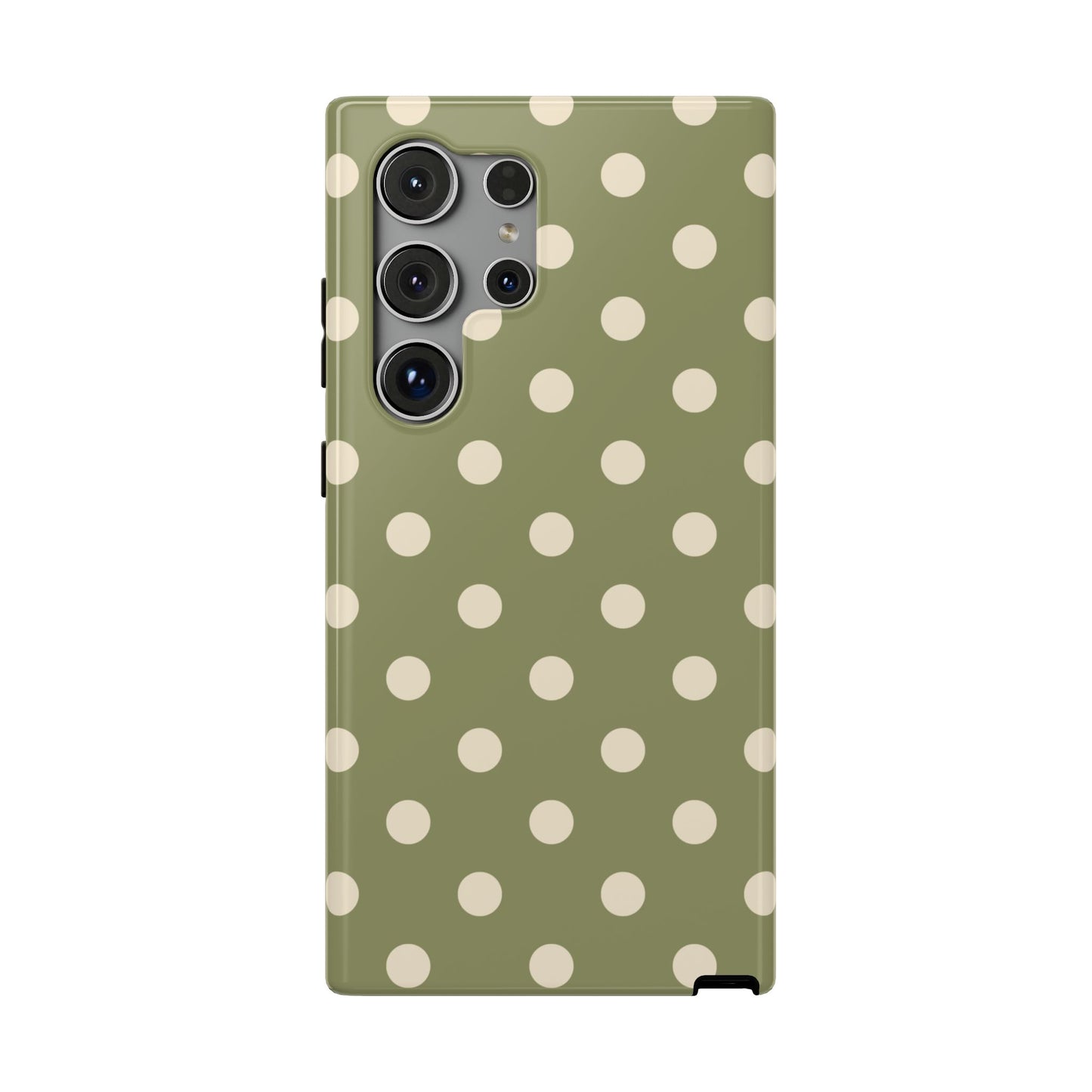 Green Polka Dots Samsung Case