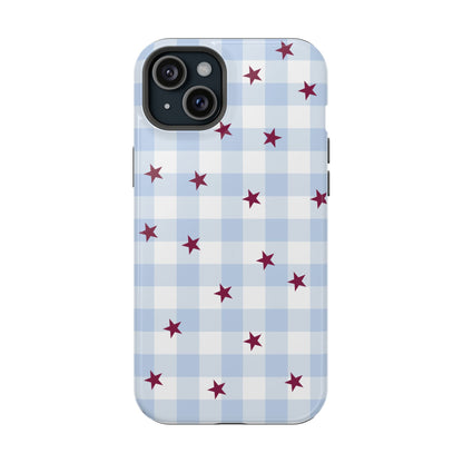 Mulberry Gingham iPhone Case