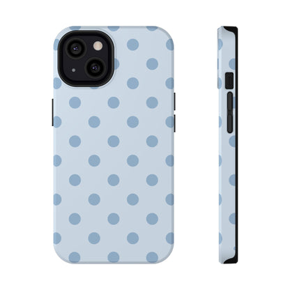 Blue Sprinkles Polka Dots iPhone Case